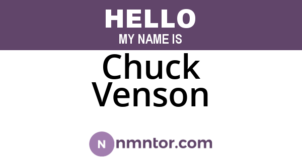 Chuck Venson