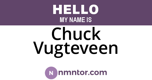 Chuck Vugteveen