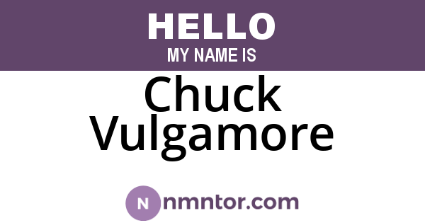 Chuck Vulgamore