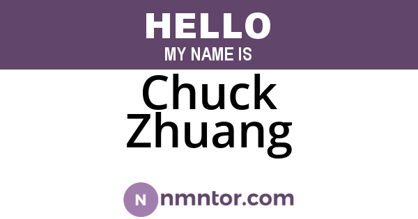 Chuck Zhuang