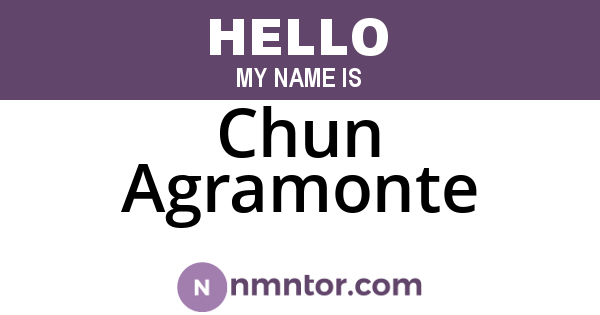 Chun Agramonte