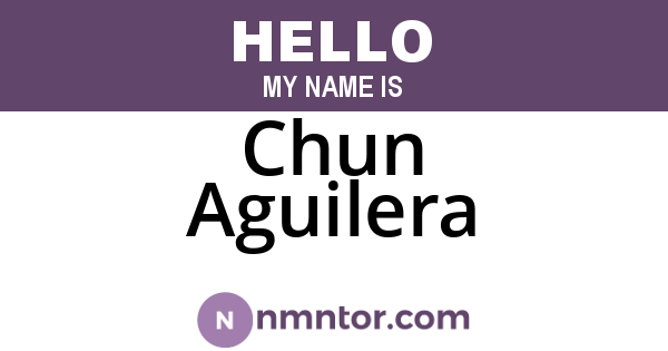 Chun Aguilera