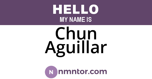 Chun Aguillar