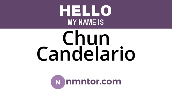 Chun Candelario