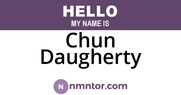 Chun Daugherty