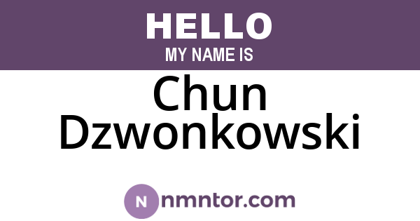 Chun Dzwonkowski
