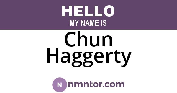 Chun Haggerty