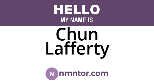 Chun Lafferty