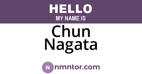 Chun Nagata