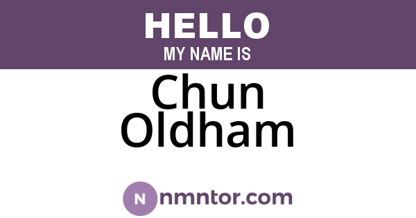 Chun Oldham