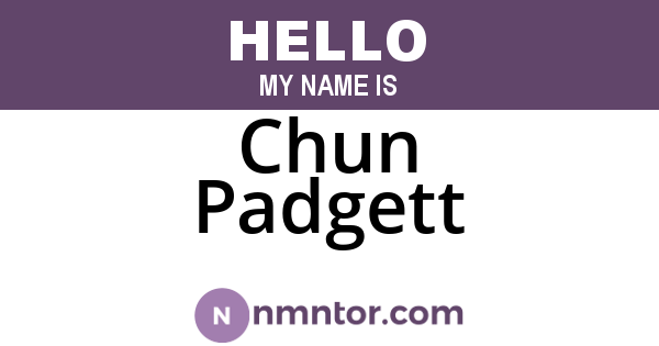 Chun Padgett
