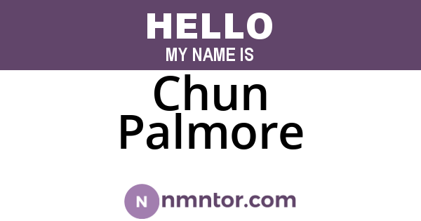 Chun Palmore