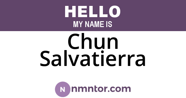 Chun Salvatierra
