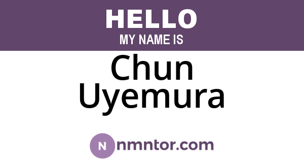 Chun Uyemura