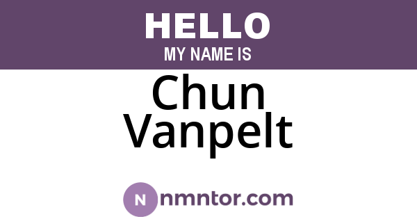 Chun Vanpelt