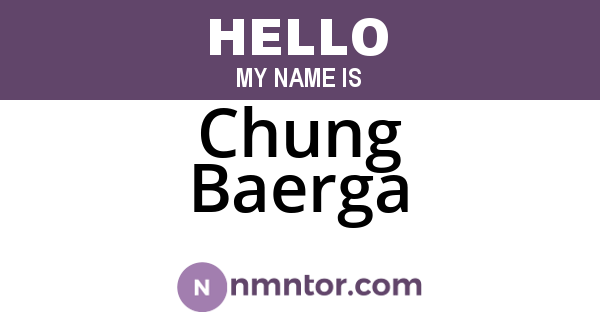 Chung Baerga