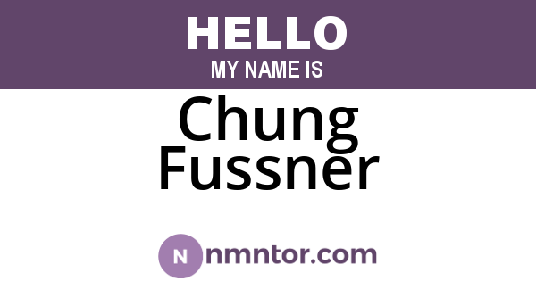 Chung Fussner