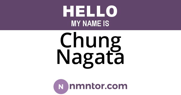 Chung Nagata