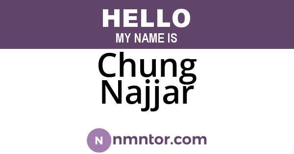 Chung Najjar