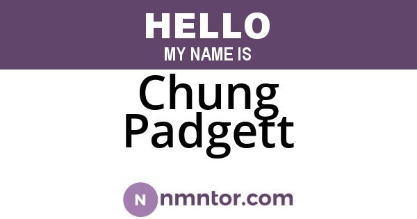 Chung Padgett