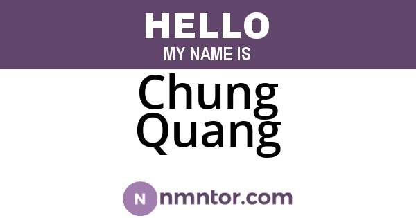 Chung Quang