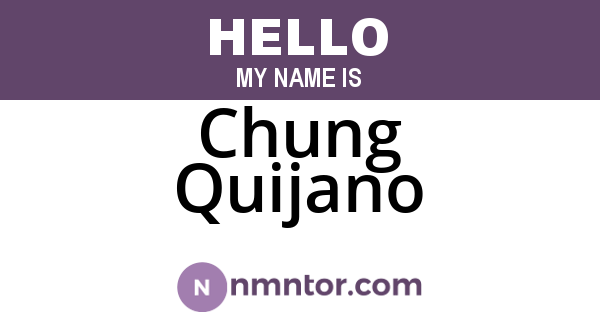 Chung Quijano