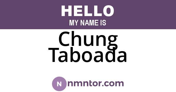 Chung Taboada