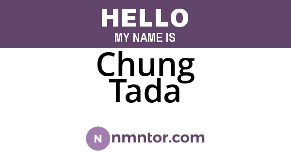 Chung Tada