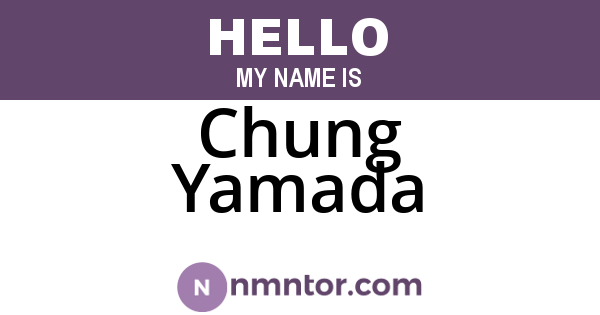 Chung Yamada