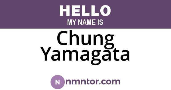 Chung Yamagata