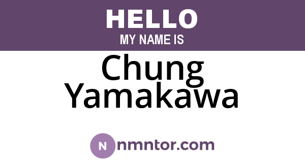 Chung Yamakawa