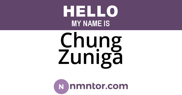 Chung Zuniga