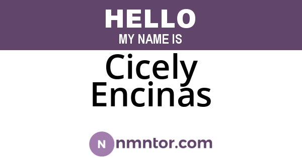 Cicely Encinas