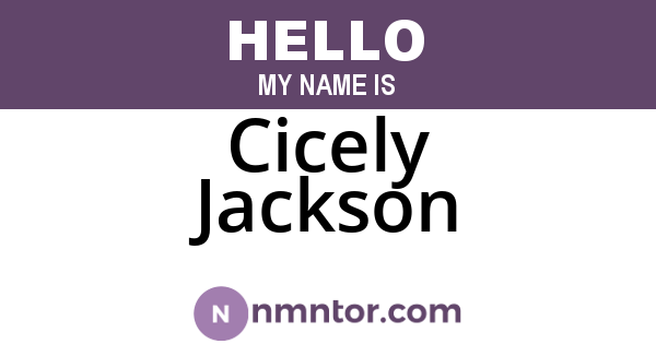 Cicely Jackson