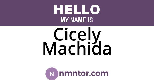 Cicely Machida
