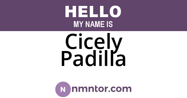 Cicely Padilla