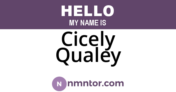 Cicely Qualey