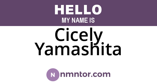 Cicely Yamashita