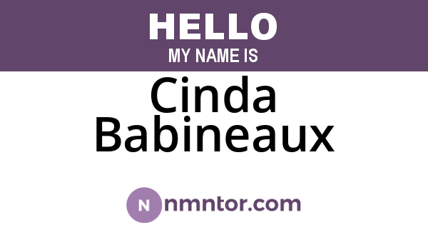 Cinda Babineaux