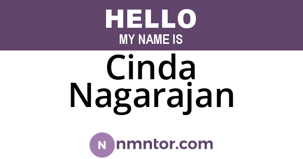 Cinda Nagarajan