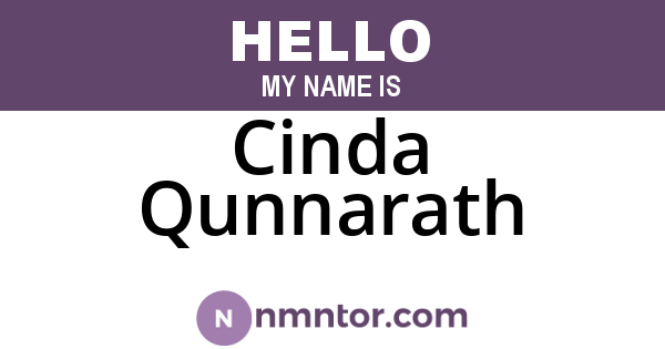 Cinda Qunnarath