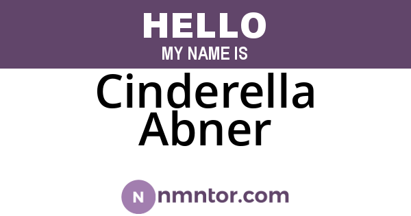 Cinderella Abner