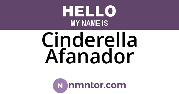 Cinderella Afanador