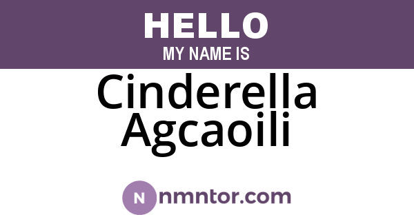 Cinderella Agcaoili