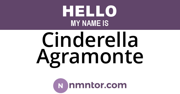 Cinderella Agramonte