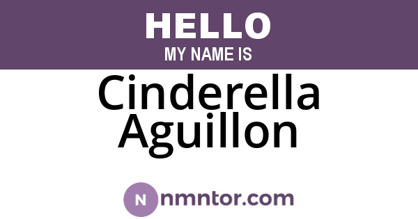 Cinderella Aguillon