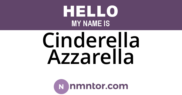 Cinderella Azzarella