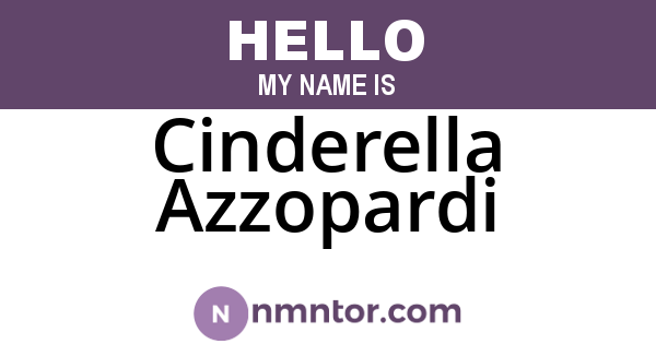Cinderella Azzopardi