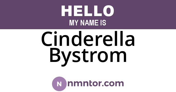 Cinderella Bystrom