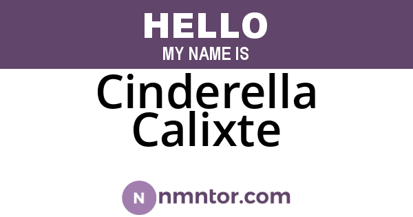 Cinderella Calixte